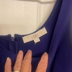 Loft royal blue dress
